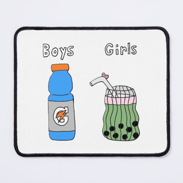 Item preview, Boys vs. girls drinks Design designed and sold by Lulu Sparkles ♡.