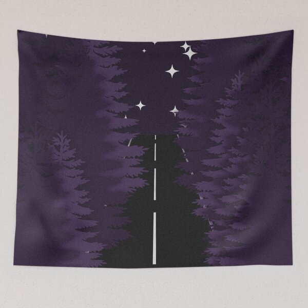 Item preview, purple lonely night drive graphic designed and sold by meuliasshop.