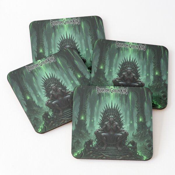 Item preview, Phantom Goblin King Neon Green on Throne designed and sold by Iron El Studios.