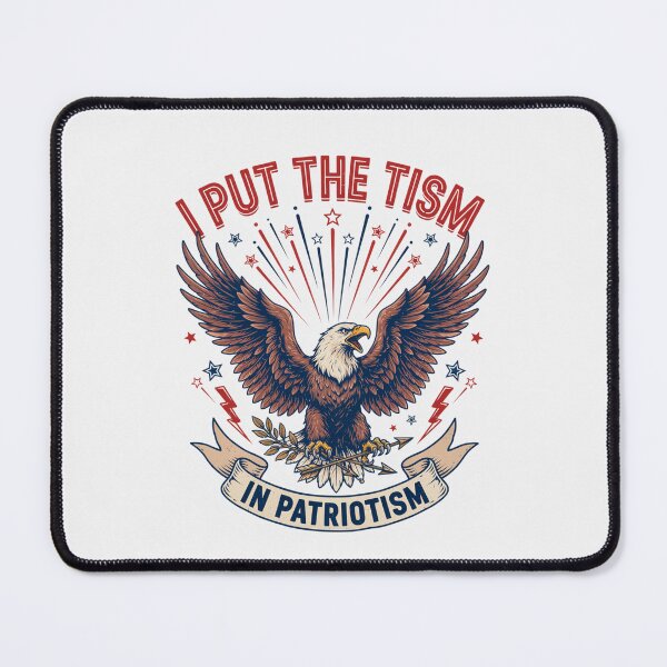 Item preview, I Put The Tism in Patriotism Athletic Eagle designed and sold by Naitsebas.