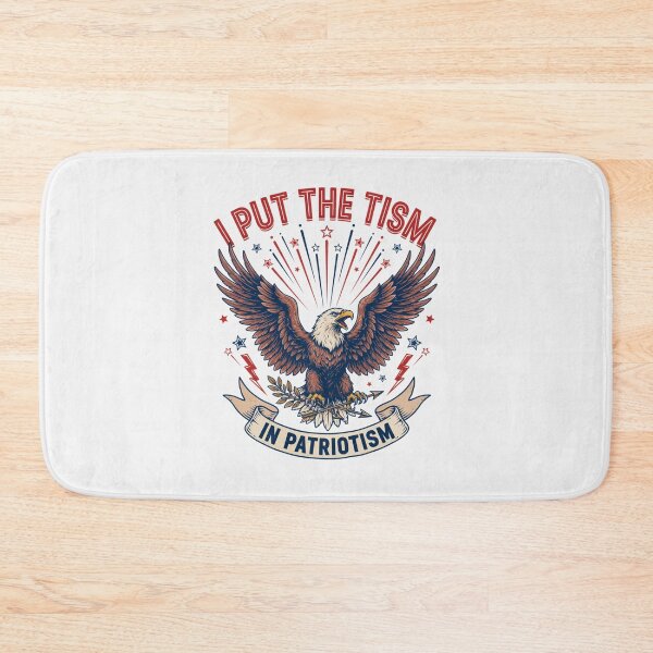 Item preview, I Put The Tism in Patriotism Athletic Eagle designed and sold by Naitsebas.