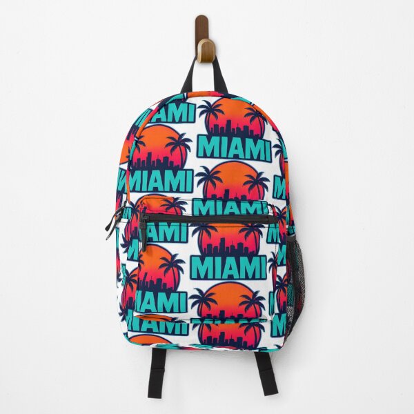 Item preview, Miami Retro 80s Skyline designed and sold by Dhenin Studio.