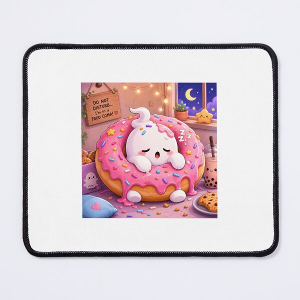 Item preview, Donut Coma – Sleepy Ghost Snack Trap designed and sold by QuirkNest Studio .