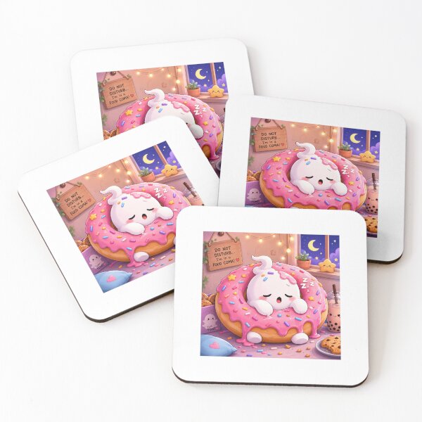 Item preview, Donut Coma – Sleepy Ghost Snack Trap designed and sold by QuirkNest Studio .