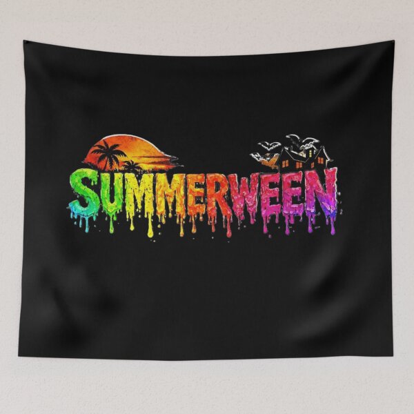 Item preview, Summerween Spooky Halloween In July Beach Sunset designed and sold by dragonmotor7.