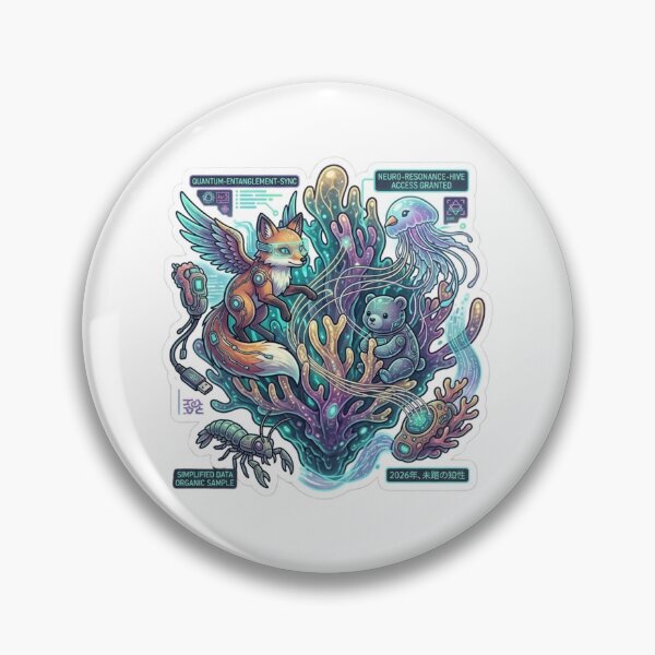 Item preview, Bio Tech Cybernetic Forest Quantum Coral Future 2026 designed and sold by HICHAMORO.