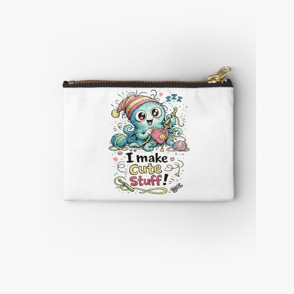 Item preview, I Make Cute Stuff | Funny Crochet & Craft Lover Design | Cute Maker Gift designed and sold by EverStitchStudio ★★★★★.