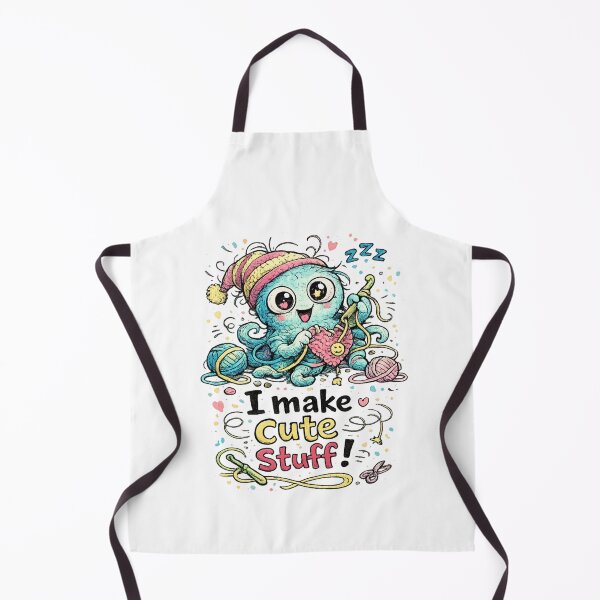 Item preview, I Make Cute Stuff | Funny Crochet & Craft Lover Design | Cute Maker Gift designed and sold by EverStitchStudio ★★★★★.