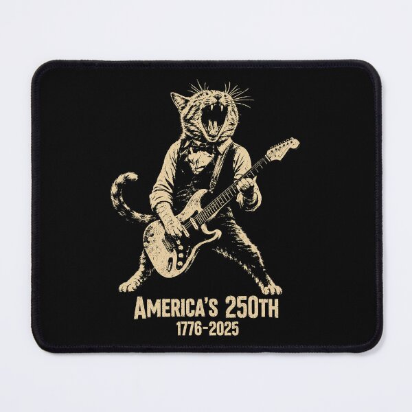 Item preview, Americas 250th cat Playing Guitar Retro Vintage designed and sold by Kladhadredo.