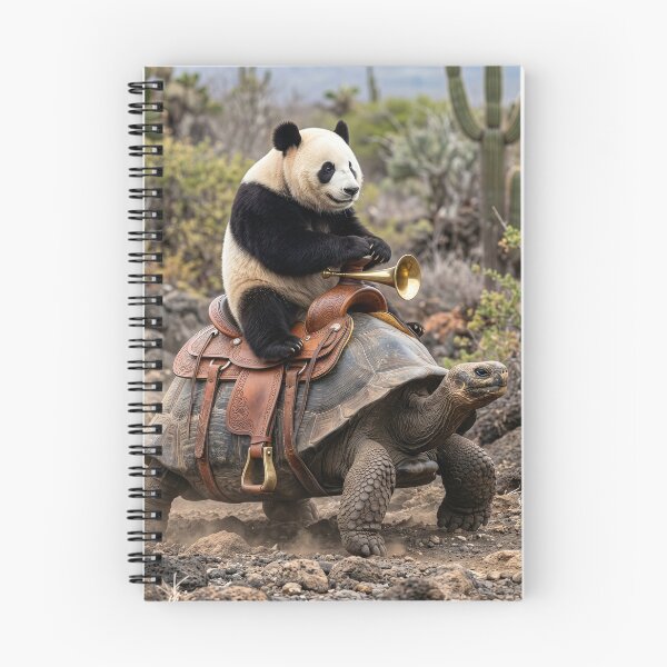 Item preview, Panda Rides a Tortoise Through the Desert designed and sold by Tridentulus.