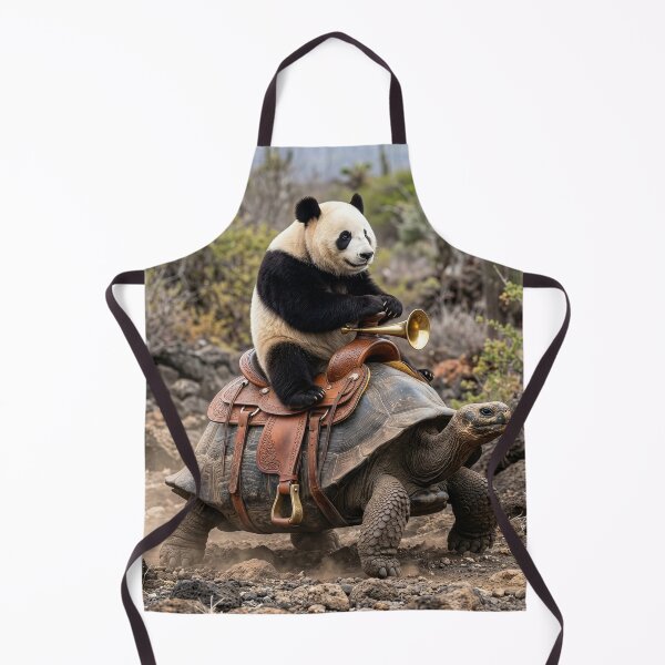 Item preview, Panda Rides a Tortoise Through the Desert designed and sold by Tridentulus.