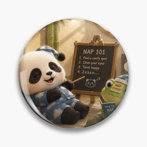 Item preview, Nap Academy – Panda’s Sleep Lessons designed and sold by Happy Ghost Studio.