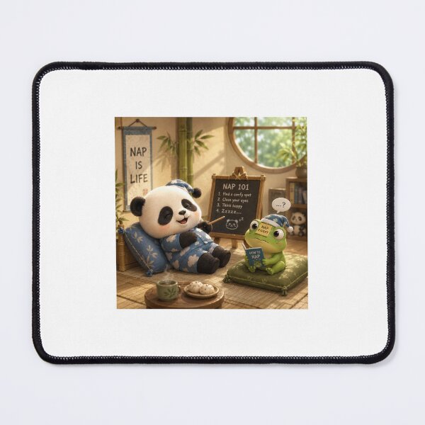 Item preview, Nap Academy – Panda’s Sleep Lessons designed and sold by QuirkNest Studio .