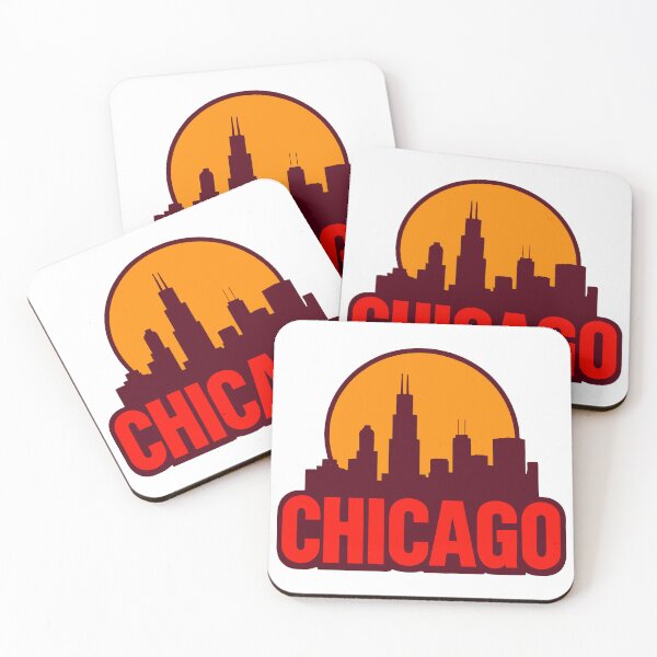 Item preview, Chicago Retro 80s Skyline designed and sold by Dhenin Studio.