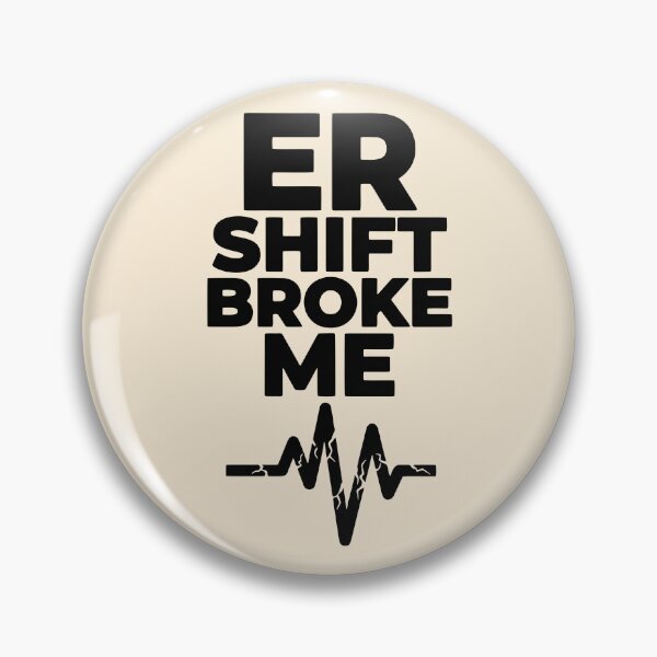 Item preview, ER Shift Broke Me Post Shift Nurse Humor Gift Design designed and sold by Dantin.