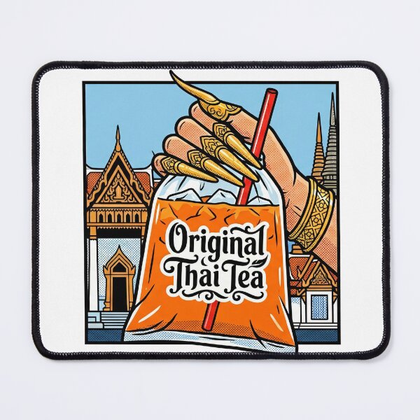 Item preview, "Original Thai Iced Tea Street Food Pop Art" designed and sold by SiamSuay Studio..