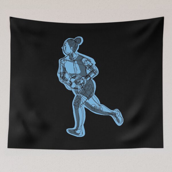 Item preview, Yay For The Goalkeeper black background  designed and sold by missmann.