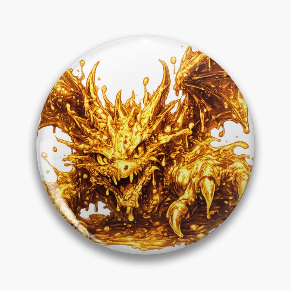 Item preview, Slime Gold Dragon  designed and sold by Monster Daze.
