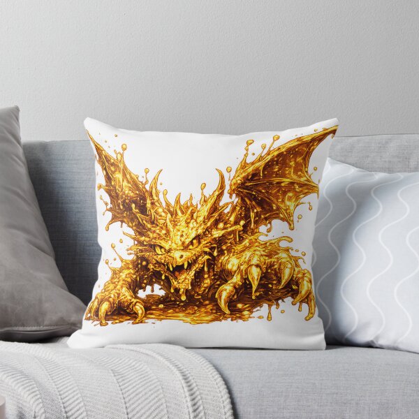 Item preview, Slime Gold Dragon  designed and sold by Monster Daze.