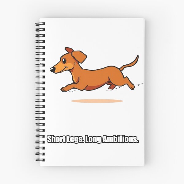Item preview, Dachshund Sticker - Short Legs Long Ambitions - Funny Dachshund Gift designed and sold by pawdrops.