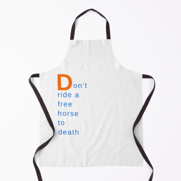 Item preview, Don't Ride A Free Horse To Death Minimalist Typography designed and sold by rich-moda.