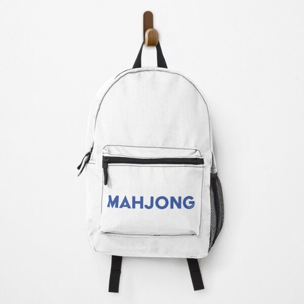 Item preview, Mahjong is Life - blue text designed and sold by vickeyweiss.