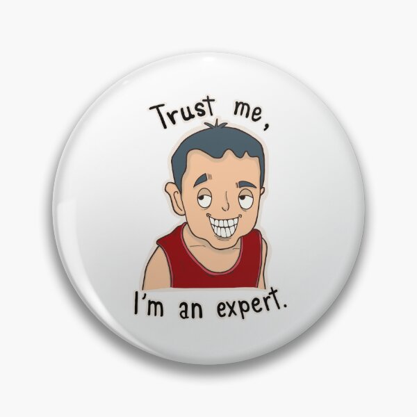 Item preview, Trust Me I'm An Expert Funny Meme Cartoon designed and sold by SbRandomLab.