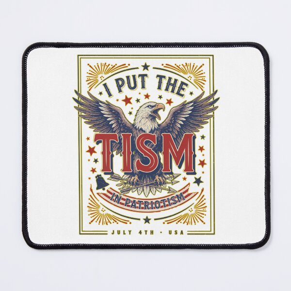 Item preview, I Put The Tism in Patriotism Athletic Eagle designed and sold by Naitsebas.