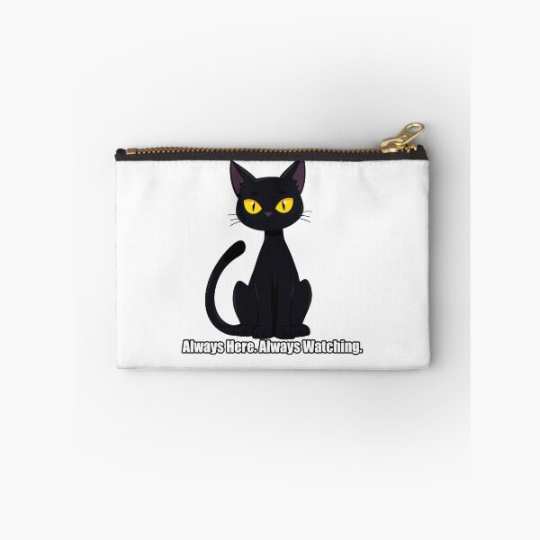 Item preview, Black Cat Sticker - Always Here Always Watching - Funny Black Cat Gift designed and sold by pawdrops.