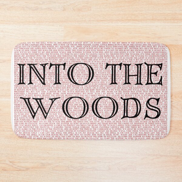 Item preview, Into the woods Lyrics designed and sold by broadwaygirl142.