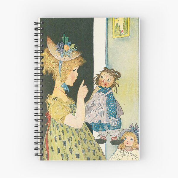 Item preview, Raggedy Ann by Johnny Gruelle - Vintage Storybook Illustration Girl and Dolls for Children's Book Lovers designed and sold by RickE.