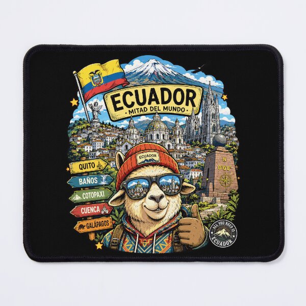 Item preview, Ecuador Travel Adventure Alpaca Souvenir designed and sold by AtuqStudio.