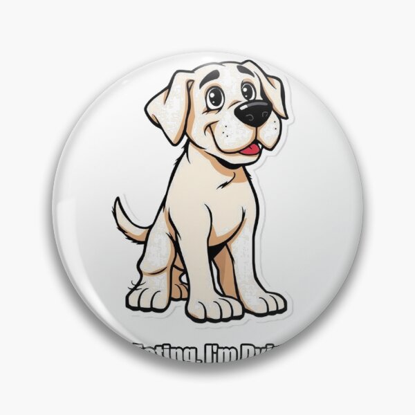 Item preview, Labrador Sticker - Youre Eating Im Dying See - Funny Lab Gift designed and sold by pawdrops.
