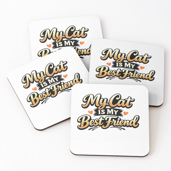 Item preview, My cat is my best friend design  designed and sold by Tee Visions.
