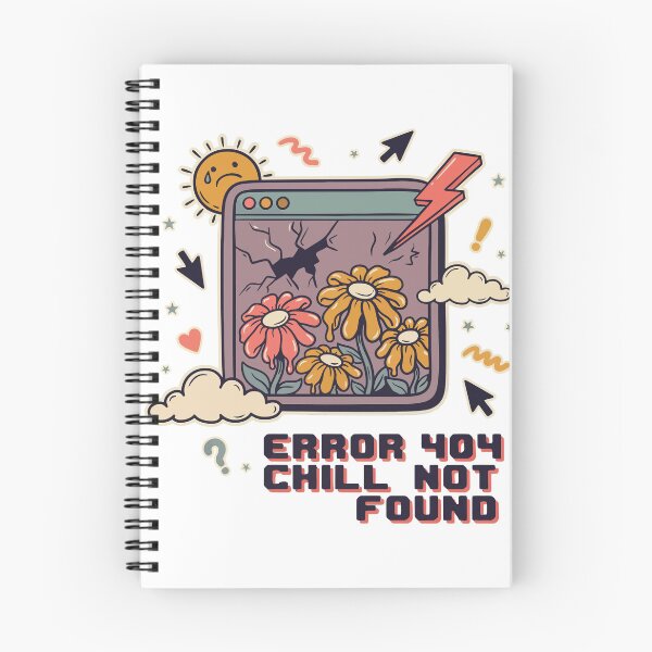 Item preview, Error 404 Chill Not Found  Main Tag designed and sold by CutePawCreation.