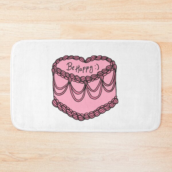 Item preview, "Be Happy :)" Cake Design designed and sold by Lulu Sparkles ♡.