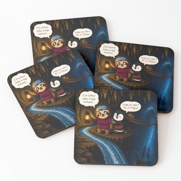 Item preview, Don't BE A Killjoy – Funny Sloth Adventure Pun designed and sold by TJQsAnimals.