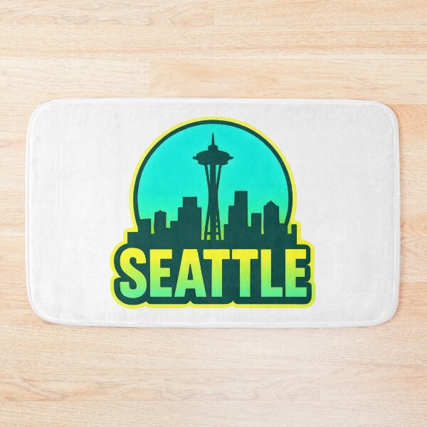 Item preview, Seattle Retro 80s Skyline designed and sold by Dhenin Studio.