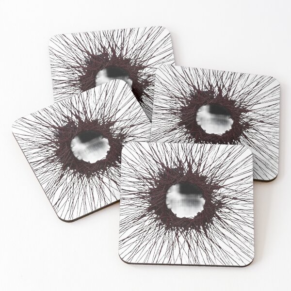 Item preview, Abstract Dark Red Radial Line Vortex designed and sold by LuxPrintLab.