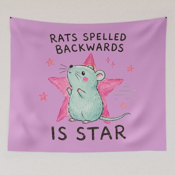 Item preview, Rats Spelled Backwards Is Star Funny Rat designed and sold by bosamji.