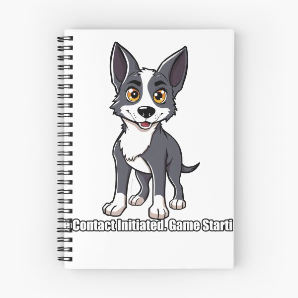Item preview, Border Collie Sticker - Eye Contact Initiated Game Starting - Funny Border Collie Gift designed and sold by pawdrops.