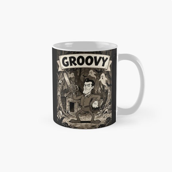 Item preview, Evil Dead Groovy Ash designed and sold by Preston Meyers Designs.