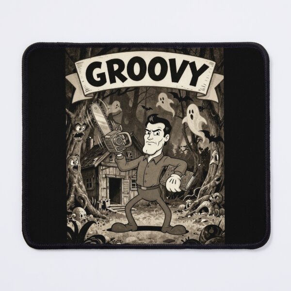 Item preview, Evil Dead Groovy Ash designed and sold by Preston Meyers Designs.