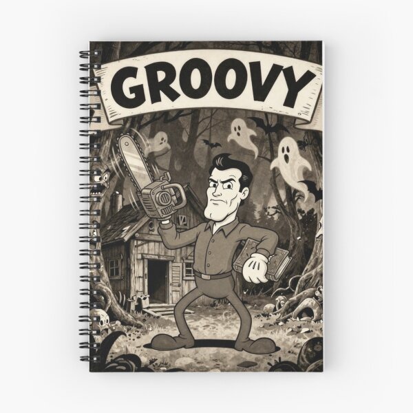 Item preview, Evil Dead Groovy Ash designed and sold by Preston Meyers Designs.