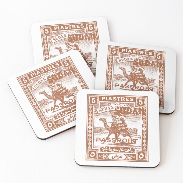Item preview, Vintage Sudan Camel Stamp Art - Antique 1920s Middle East Illustration designed and sold by By Jonh.