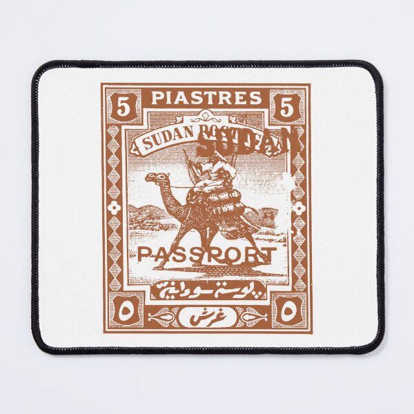 Item preview, Vintage Sudan Camel Stamp Art - Antique 1920s Middle East Illustration designed and sold by By Jonh.