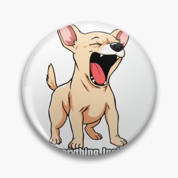 Item preview, Chihuahua Sticker - Tired Of Everything Including You - Funny Chihuahua Gift designed and sold by pawdrops.