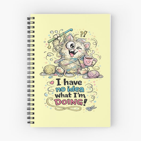 Item preview, I Have No Idea What I'm Doing! | Funny Crochet Lover Design | Yarn Crafter Humor designed and sold by EverStitchStudio ★★★★★.