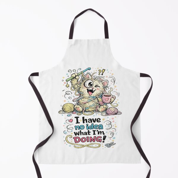 Item preview, I Have No Idea What I'm Doing! | Funny Crochet Lover Design | Yarn Crafter Humor designed and sold by EverStitchStudio ★★★★★.