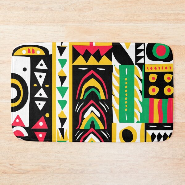 Item preview, African Kwanzaa Pattern In Yellow, Red, Green, Black  designed and sold by DEC02.